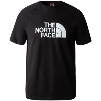 vaatteet Miehet Lyhythihainen t-paita The North Face Raglan Easy Tee Musta