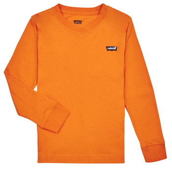 vaatteet Pojat T-paidat pitkillä hihoilla Levi's LS GRAPHIC TEE SHIRT Oranssi