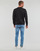 vaatteet Miehet Svetari Calvin Klein Jeans MONOLOGO CREW NECK Musta