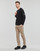 vaatteet Miehet Neulepusero Calvin Klein Jeans BADGE EASY SWEATER Musta