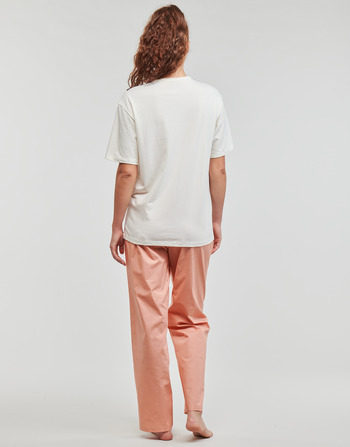 Calvin Klein Jeans SLEEP SET Beige / Vaaleanpunainen