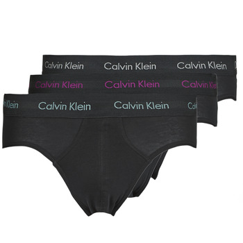 Alusvaatteet Miehet Alushousut Calvin Klein Jeans HIP BRIEF X3 Musta