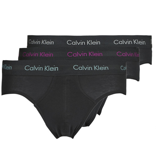 Alusvaatteet Miehet Alushousut Calvin Klein Jeans HIP BRIEF X3 Musta