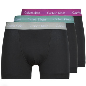 Alusvaatteet Miehet Bokserit Calvin Klein Jeans TRUNK X3 Musta
