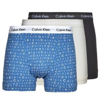 Alusvaatteet Miehet Bokserit Calvin Klein Jeans TRUNK X3 Musta / Harmaa / Sininen