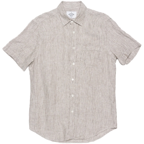 vaatteet Miehet Pitkähihainen paitapusero Portuguese Flannel Highline Shirt - Brown Ruskea