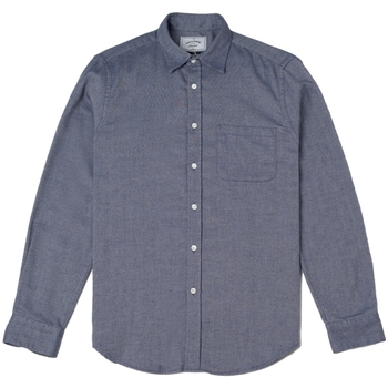 vaatteet Miehet Pitkähihainen paitapusero Portuguese Flannel Espiga Shirt - Blue Sininen