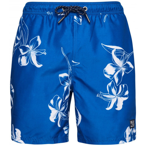 vaatteet Miehet Uima-asut / Uimashortsit Superdry Vintage hawaiian swimshort Sininen