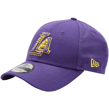 Asusteet / tarvikkeet Miehet Lippalakit New-Era Los Angeles Lakers NBA 940 Cap Violetti