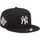 Asusteet / tarvikkeet Miehet Lippalakit New-Era Team Drip 9FIFY New York Yankees Cap Musta