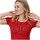 vaatteet Naiset Lyhythihainen t-paita 4F TSD353 Punainen