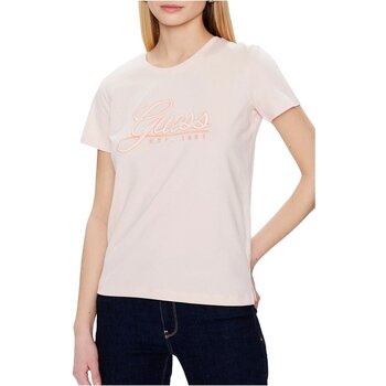 vaatteet Naiset T-paidat & Poolot Guess W3GI36 I3Z14 Vaaleanpunainen