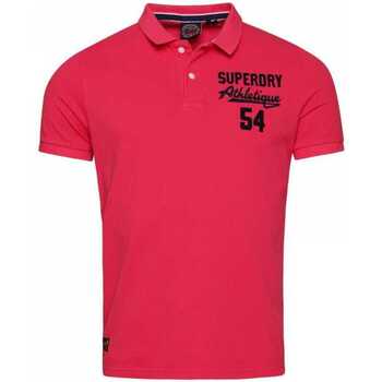 vaatteet Miehet T-paidat & Poolot Superdry Vintage superstate Vaaleanpunainen