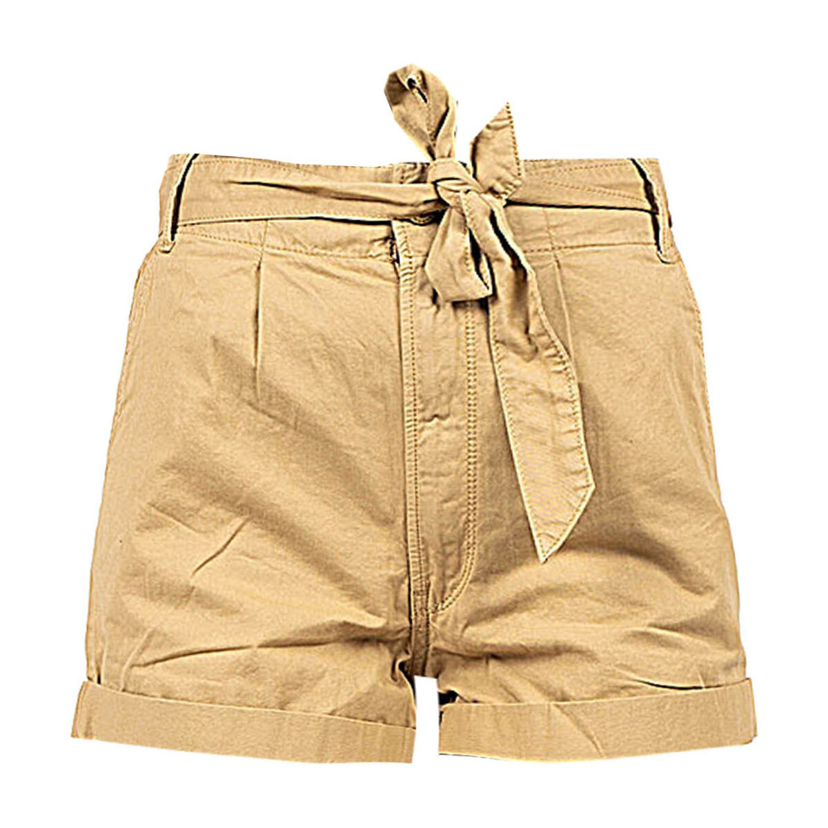 vaatteet Naiset Shortsit / Bermuda-shortsit Pepe jeans PL800987 | Kaylee Beige
