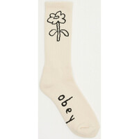 Alusvaatteet Miehet Sukat Obey spring flower socks Valkoinen