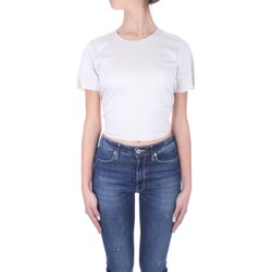 vaatteet Naiset Lyhythihainen t-paita Calvin Klein Jeans K20K205314 Valkoinen