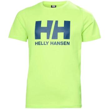 vaatteet Pojat Lyhythihainen t-paita Helly Hansen  Vihreä