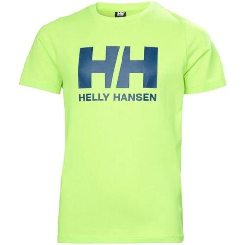 vaatteet Pojat Lyhythihainen t-paita Helly Hansen  Vihreä