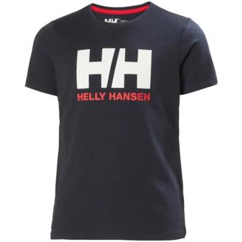 vaatteet Pojat Lyhythihainen t-paita Helly Hansen  Sininen