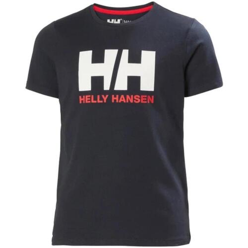 vaatteet Pojat Lyhythihainen t-paita Helly Hansen  Sininen