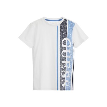 vaatteet Pojat Lyhythihainen t-paita Guess L3YI34 Valkoinen / Sininen