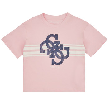 vaatteet Tytöt Lyhythihainen t-paita Guess J3YI36 Vaaleanpunainen