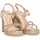 kengät Naiset Sandaalit ja avokkaat Etika 69888 Kulta