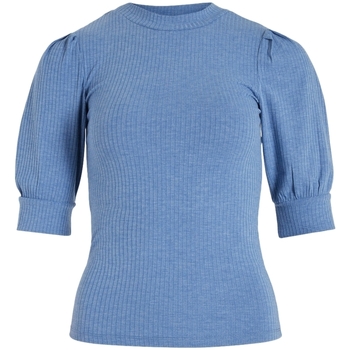 vaatteet Naiset Topit / Puserot Vila Noos Top Felia 2/4 - Federal Blue Sininen