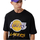 vaatteet Miehet Lyhythihainen t-paita New-Era NBA Los Angeles Lakers Script Mesh Tee Musta