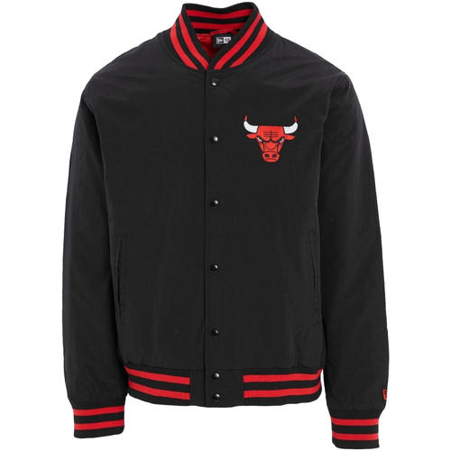 vaatteet Miehet Parkatakki New-Era Team Logo Bomber Chicago Bulls Jacket Musta