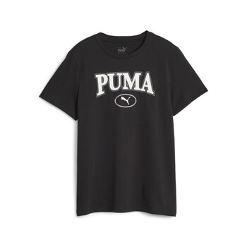 vaatteet Pojat Lyhythihainen t-paita Puma PUMA SQUAD TEE B Musta