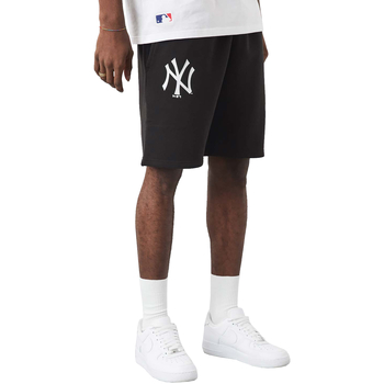 vaatteet Miehet Caprihousut New-Era MLB Team New York Yankees Short Musta