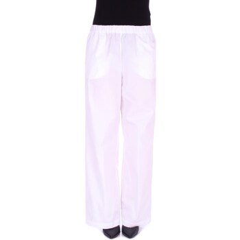 vaatteet Naiset 5-taskuiset housut Aspesi 0128 D307 Valkoinen
