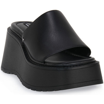 kengät Naiset Sandaalit Windsor Smith CANDY BLACK LEATHER Musta
