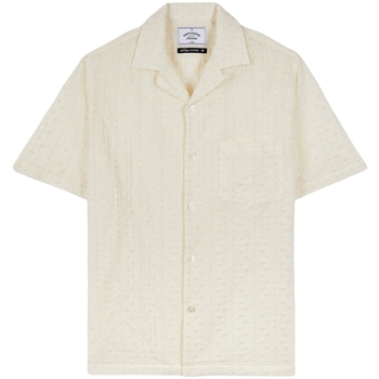 vaatteet Miehet Pitkähihainen paitapusero Portuguese Flannel Piros Shirt - Off White Valkoinen