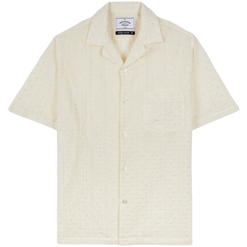 vaatteet Miehet Pitkähihainen paitapusero Portuguese Flannel Piros Shirt - Off White Valkoinen
