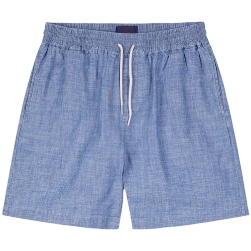 vaatteet Miehet Shortsit / Bermuda-shortsit Portuguese Flannel Chambray Shorts - Navy Sininen