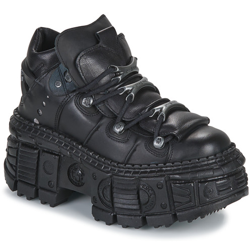 kengät Derby-kengät New Rock M-WALL106-S12 Musta