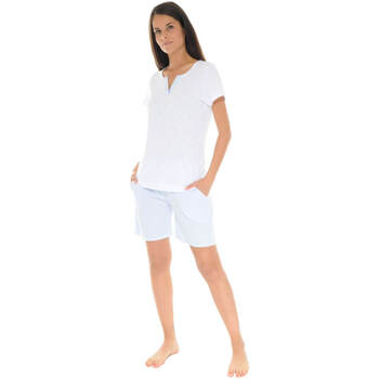 vaatteet Naiset pyjamat / yöpaidat Pilus YSABEL Valkoinen