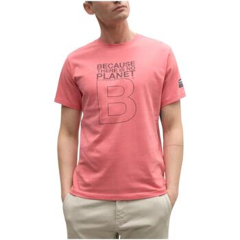 vaatteet Miehet Lyhythihainen t-paita Ecoalf  Vaaleanpunainen