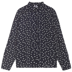 vaatteet Naiset Topit / Puserot Wild Pony Shirt 41210 - Polka Dots Musta