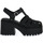 kengät Naiset Sandaalit ja avokkaat Windsor Smith ETERNITY BLACK LEATHER Musta
