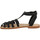kengät Naiset Sandaalit ja avokkaat Spartiates Phoceennes Jana Cuir Femme Noir Musta