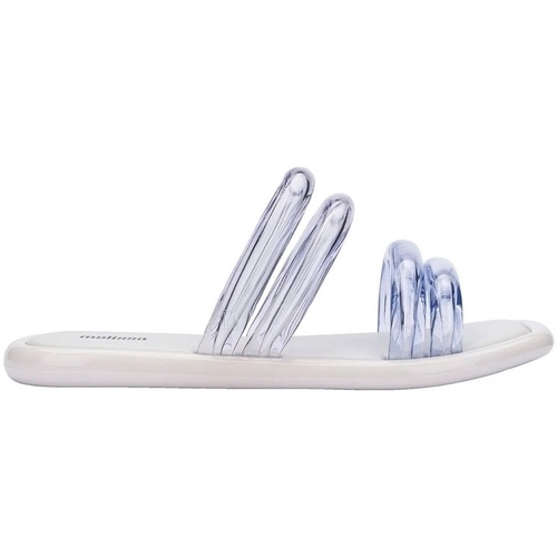 kengät Naiset Sandaalit ja avokkaat Melissa Airbubble Slide - White/Clear Valkoinen