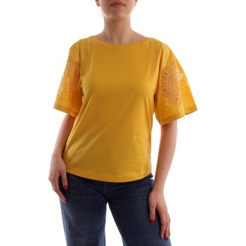 vaatteet Naiset Lyhythihainen t-paita Max Mara ARMENIA Keltainen