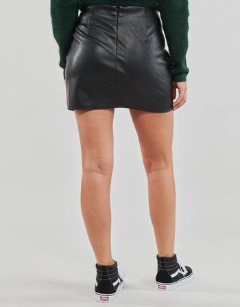 Only ONLLENI FAUX LEATHER SLIT SKIRT PNT Musta