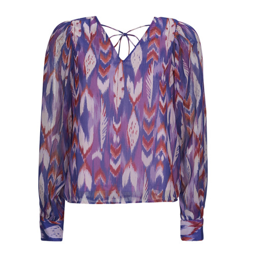 vaatteet Naiset Topit / Puserot Only ONLPAM LIFE L/S V-NECK TOP PTM Violetti