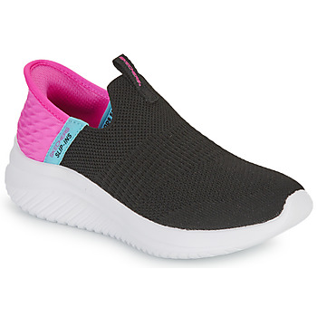 kengät Tytöt Tennarit Skechers ULTRA FLEX 3.0 Musta / Vaaleanpunainen