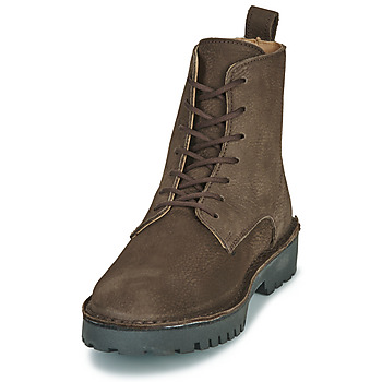 Selected SLHRICKY NUBUCK LACE-UP BOOT B Ruskea