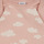 vaatteet Tytöt pyjamat / yöpaidat Petit Bateau BODY US ML CLOUDY PACK X3 Vaaleanpunainen / Valkoinen